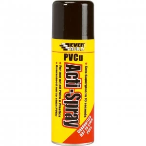 Everbuild PVCu Acti-Spray Aerosol Super Glue Activator 200ml