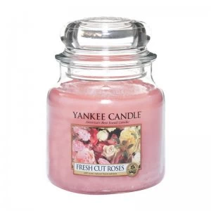 Yankee Candle Fresh Cut Roses Medium Jar Candle