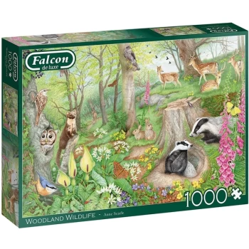 Falcon de luxe Woodland Wildlife Jigsaw Puzzle - 1000 Pieces