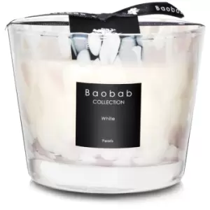 Baobab Pearls White scented candle 10 cm