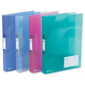 Rexel Ice A4 Ring Binder 30mm Spine Clear Pack of 10 Ring Binders