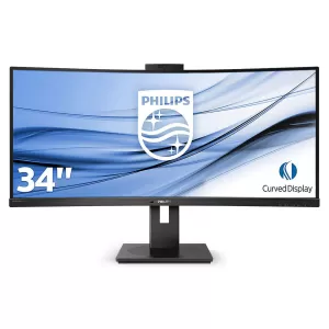Philips 34" 346P1CRH QHD HDR Ultra Wide Curved LED Monitor