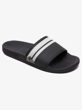 Rivi Slide - Slider Sandals For Him - Black - Quiksilver
