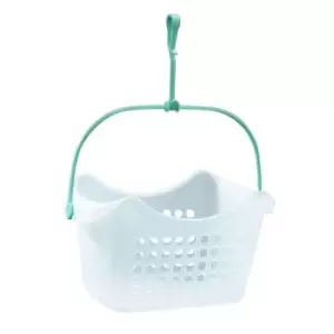 Jvl Plastic Peg Basket With 72 Prism Soft Touch Leaf Design Pegs