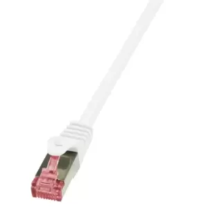 LogiLink 0.25m Cat.6 S/FTP networking cable White Cat6 S/FTP (S-STP)