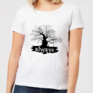 Harry Potter Always Tree Womens T-Shirt - White - 3XL