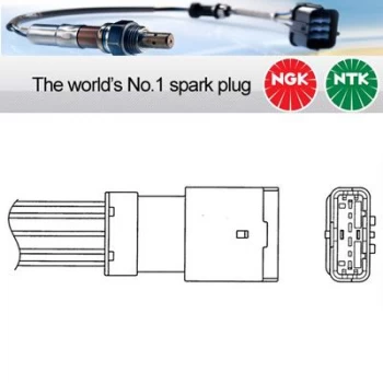 1x NGK NTK Oxygen O2 Lambda Sensor LZA06-U1 LZA06U1 (1840)