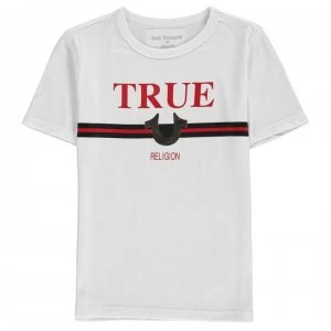 TRUE RELIGION Junior Boys Logo T Shirt - White