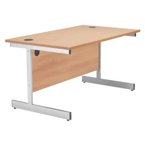 Jemini Beech 1800mm Rectangular Cantilever Desk KF838081