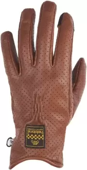 Helstons Condor Air Motorcycle Gloves, brown, Size M L, brown, Size M L