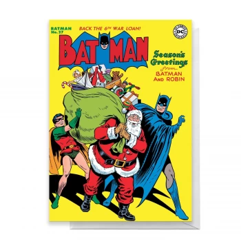 Batman Christmas Greetings Card - Giant Card