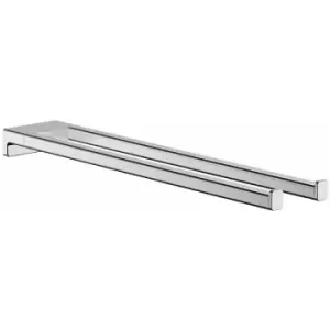 Hansgrohe - AddStoris Twin-Handle Towel Holder 445mm Chrome - 41770000 - Silver