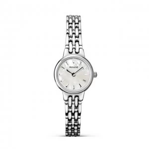 Pearl And Silver 'Accurist Bracelet' Watch - LB1407P
