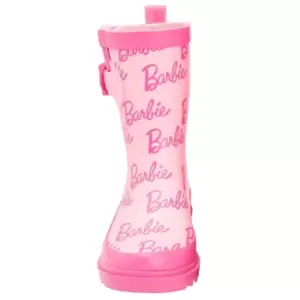 Barbie Childrens/Kids Wellington Boots (6 UK Child) (Pink)