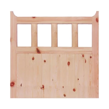 LPD 4 Panel Unfinished Redwood External 600 Gate - 1067mm x 1067mm (42" x 42 inch)