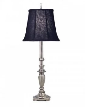 1 Light Table Lamp Antique Nickel, E27