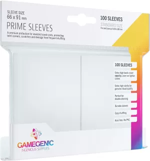 Gamegenic Prime 100 Sleeves White