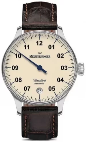 MeisterSinger Mens Circularis Automatic Ivory CC903 Watch