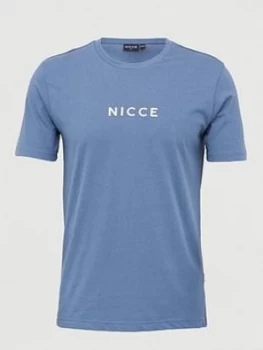 Nicce Centre Logo T-Shirt - Blue Size M Men
