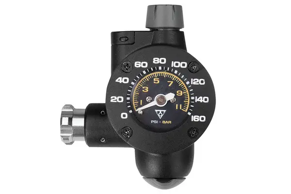 Topeak AirBooster G2 Bike Pump Pressure gauge CO2 - Black