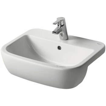 Tempo Semi Countertop Washbasin 550mm Wide 1 Tap Hole - Ideal Standard