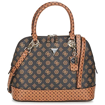 Guess CESSILY DOME SATCHEL womens Handbags in Brown - Sizes One size