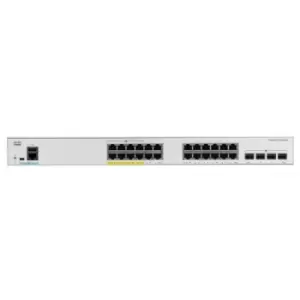 Cisco Catalyst C1000-24P-4G-L network switch Managed L2 Gigabit Ethernet (10/100/1000) Gray Power over Ethernet (PoE)