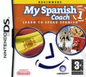 My Spanish Coach Learn to Speak Spanish Level 1 Nintendo DS Game