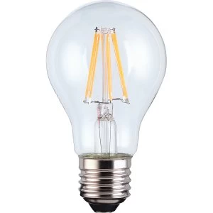 TCP Smart WiFi Dimmable Warm White Filament LED Edison Screw 60W Light Bulb - No Hub Required