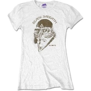 Black Sabbath - US Tour 1978 Womens Large T-Shirt - White