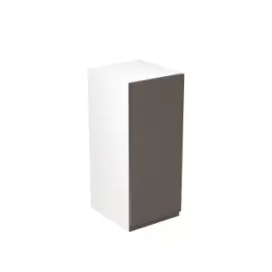 KitchenKIT J-Pull Handleless 30cm Wall Cabinet - Gloss Graphite