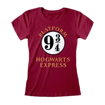 Harry Potter - Hogwarts Express Womens Medium T-Shirt - Purple