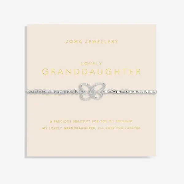 Forever Yours Lovely Grandaughter Silver Plated 17.5cm Bracelet 6880