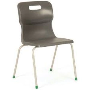 Titan 4 Leg Chair 380mm Charcoal KF72187