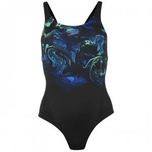 Speedo Aqua Swim Suit Ladies - Black/Blue