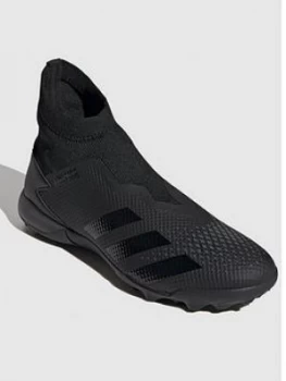 adidas Predator Laceless 20.3 Astro Turf Football Boots - Black, Size 12, Men