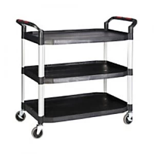 GPC Shelf Trolley Black Lifting Capacity Per Shelf: 50kg 515mm x 1010mm x 990mm