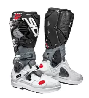 Sidi Crossfire 3 SRS White Grey Black Motorcycle Boots 44