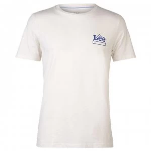 Lee Jeans Lee Mini Logo T Shirt - Cream