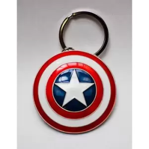 Marvel Comics Metal Keychain Captain America Shield