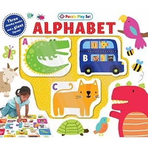 Alphabet Puzzle Playset by Roger Priddy (Board book, 2017)