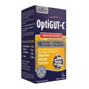 Natures Aid OptiGut-C Microbiotic Powder with Prune Extract 120g Powder