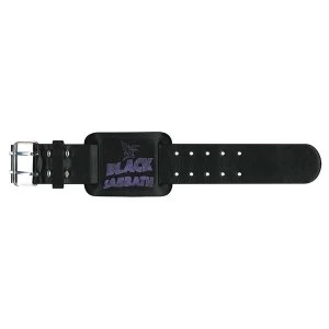Black Sabbath - Logo & Creature Leather Wrist Strap