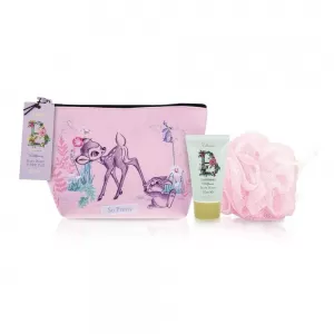 Disney Bambi Body Wash And Bath Puff Wash Bag Set, One Colour, Women