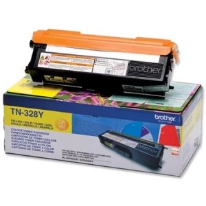 Brother TN328 Yellow Laser Toner Ink Cartridge