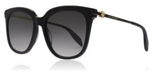Alexander McQueen AM0107S Sunglasses Black 001 55mm