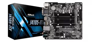 ASRock J4105 ITX Integrated CPU Intel Quad Core 2.5GHz Motherboard