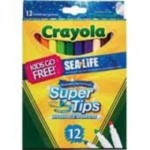 Crayola Supertips Superwashable Felt Tips 12 pack