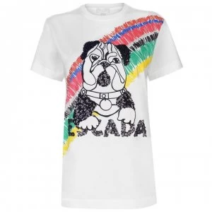 Escada Sequinned Dog T Shirt - A100