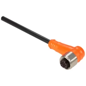 Telemecanique XZCPA1241L5 Elbowed Female M12 5M PVC Cable Pre-Wire...
